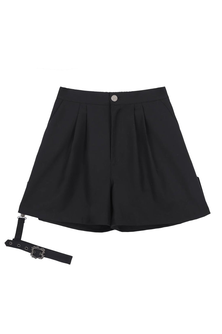 Black Little Detective Ouji Prince Handsome Lolita Shorts