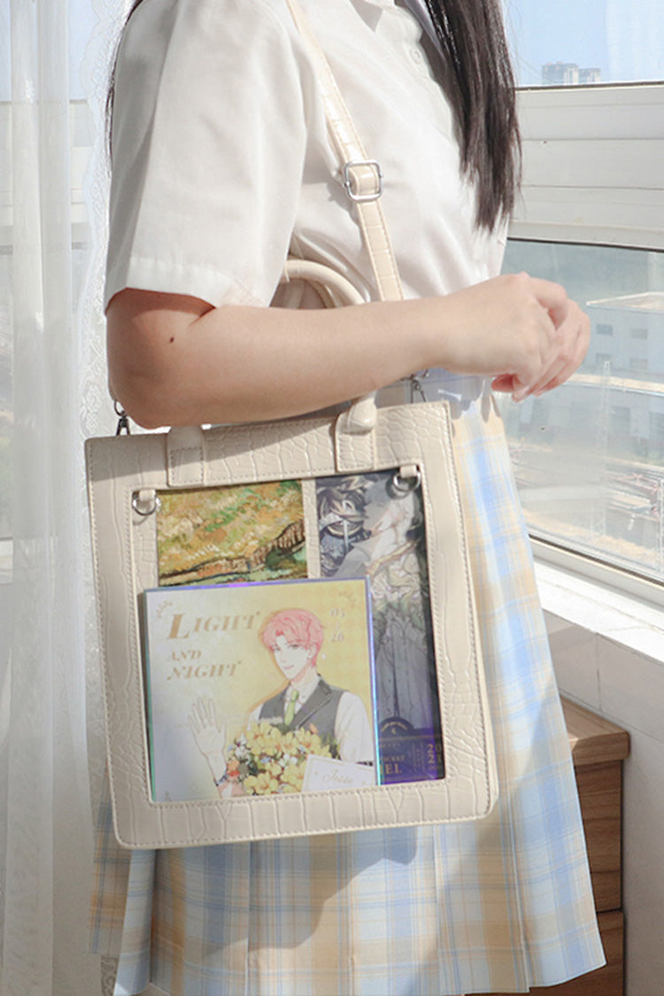 Transparent Black Chain Gothic Itabag 3 Colors