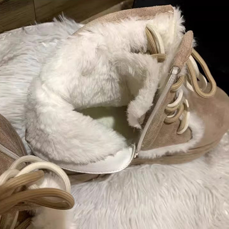 Sweet Star Fleece-Lined Warm Lolita Martin Boots 2 Colors