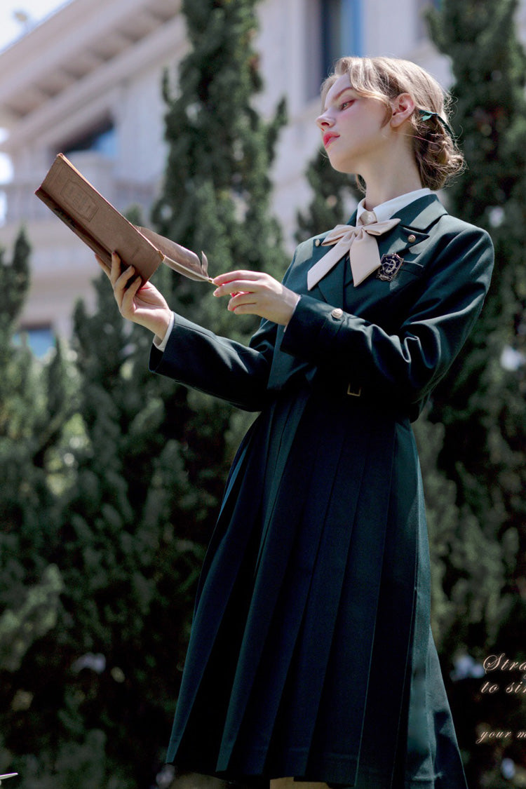 Green Artemis Sweet College Style Elegant Lolita Jumper Dress