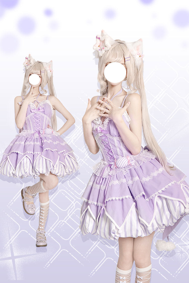 Sweetheart Gummies Sleeveless Multi-layer Bowknot Sweet Lolita Jsk Dress 3 Colors