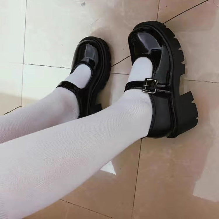 Black Mary Jane Ouji Plus Size Prince Lolita Shoes