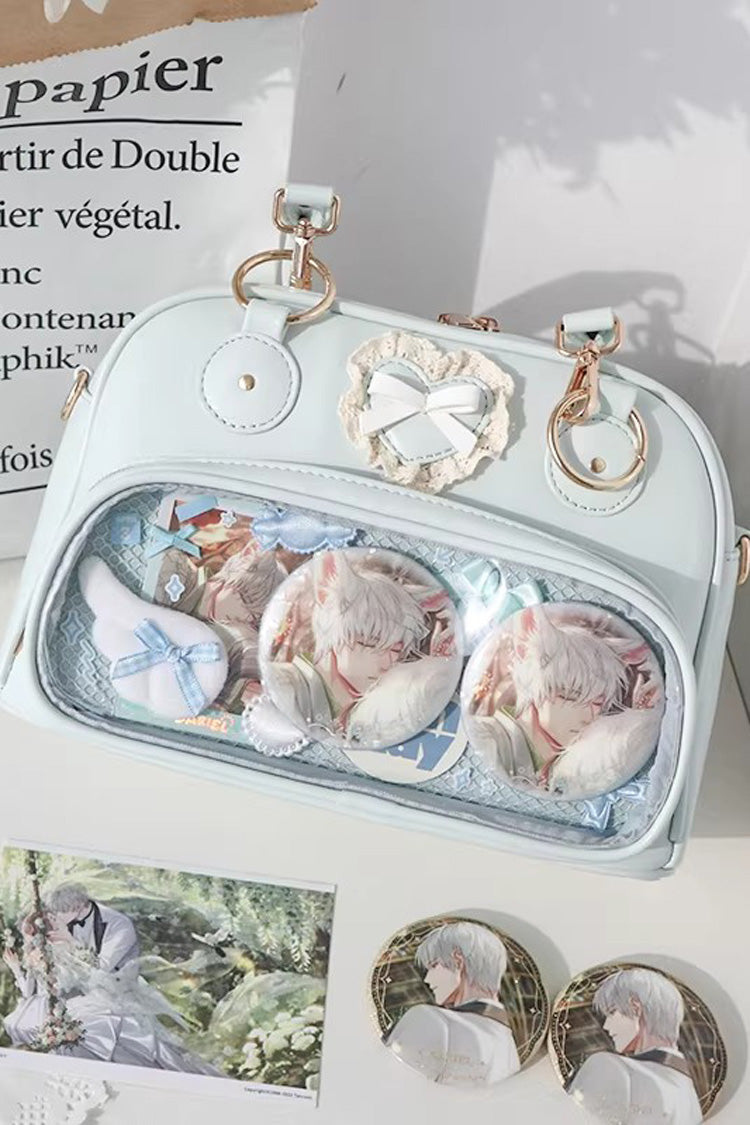 Sweet Anime-style Transparent Bow Japanese Lolita Itabag 5 Colors