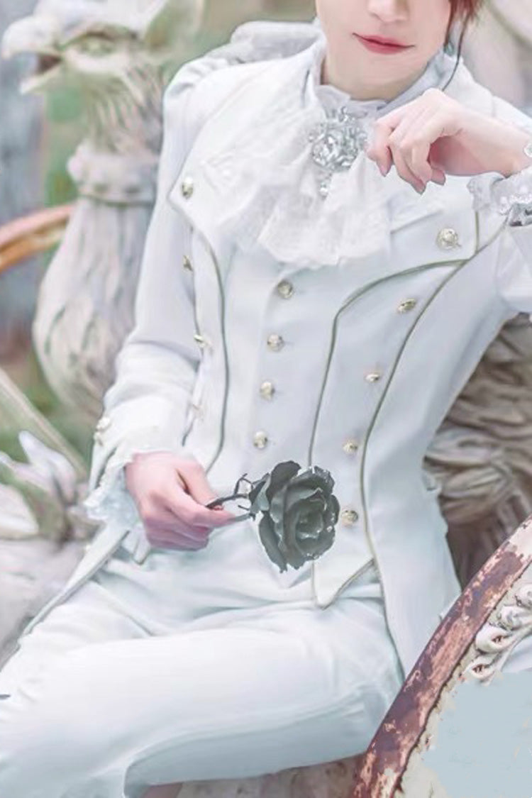 Prince Style Retro Immortal Rose Ouji Lolita Trousers