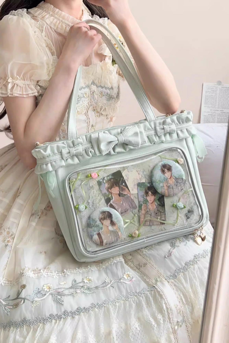 Ballet Holiday Ruffled Bow Sweet Japanese Crossbody Shoulder Lolita Itabag 10 Colors