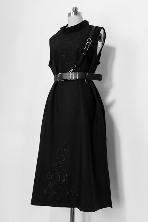 Black Princess Chronicles The Stars Change In Positions Embroidered Ouji Lolita Dress