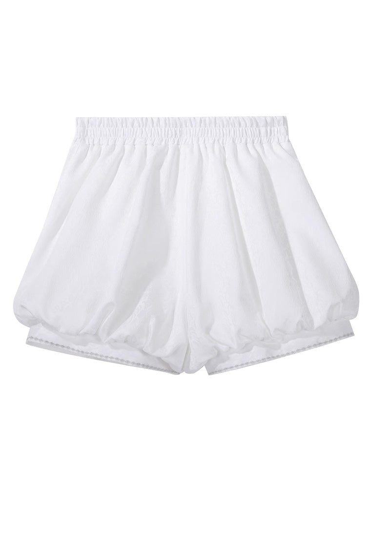 White Dragon Bones Chinese Style Prince Handsome Ouji Lolita Shorts