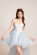 Hime Lolita Ballet Princess Suspender Tube Top Dress Light Lolita Casual Coord