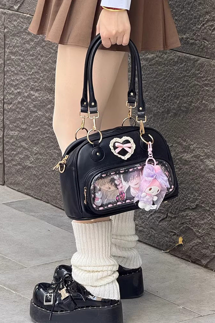 Sweet Anime-style Transparent Bow Japanese Lolita Itabag 5 Colors