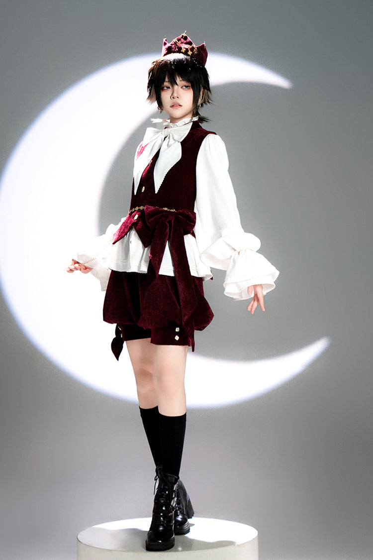 Red Rabbit Hunt Sweet Prince Handsome Ouji Lolita Vest