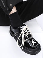 Lolita Shoes Black Vintage Thick Soled Summer Casual Japanese Style Chunky Sneakers Women