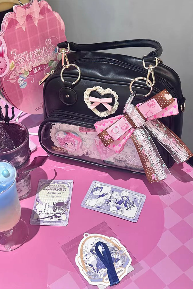 Sweet Anime-style Transparent Bow Japanese Lolita Itabag 5 Colors