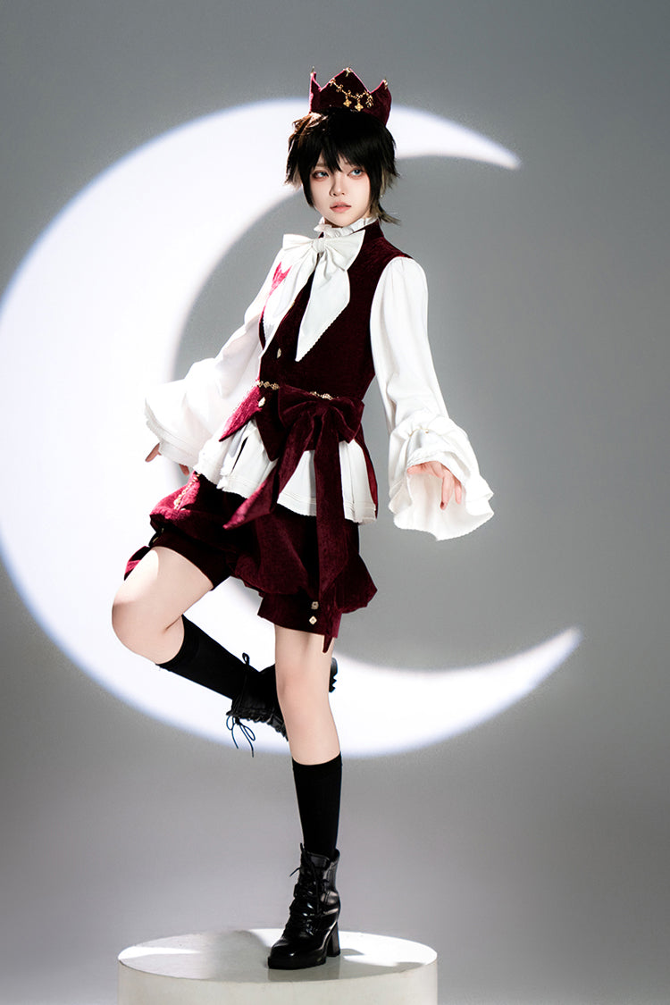 Red Rabbit Hunt Sweet Prince Handsome Ouji Lolita Vest