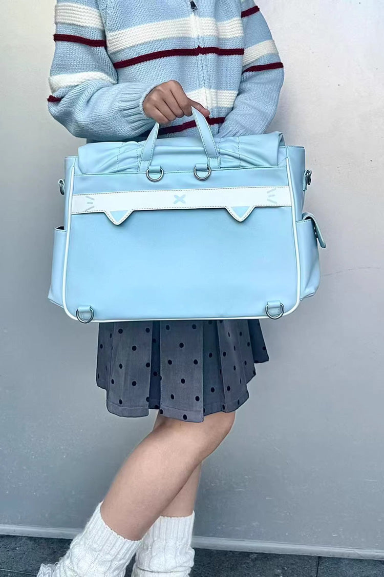 Kitten Diary Hidden Compartment Embroidered Bow Sweet Lolita Anime Itabag 8 Colors