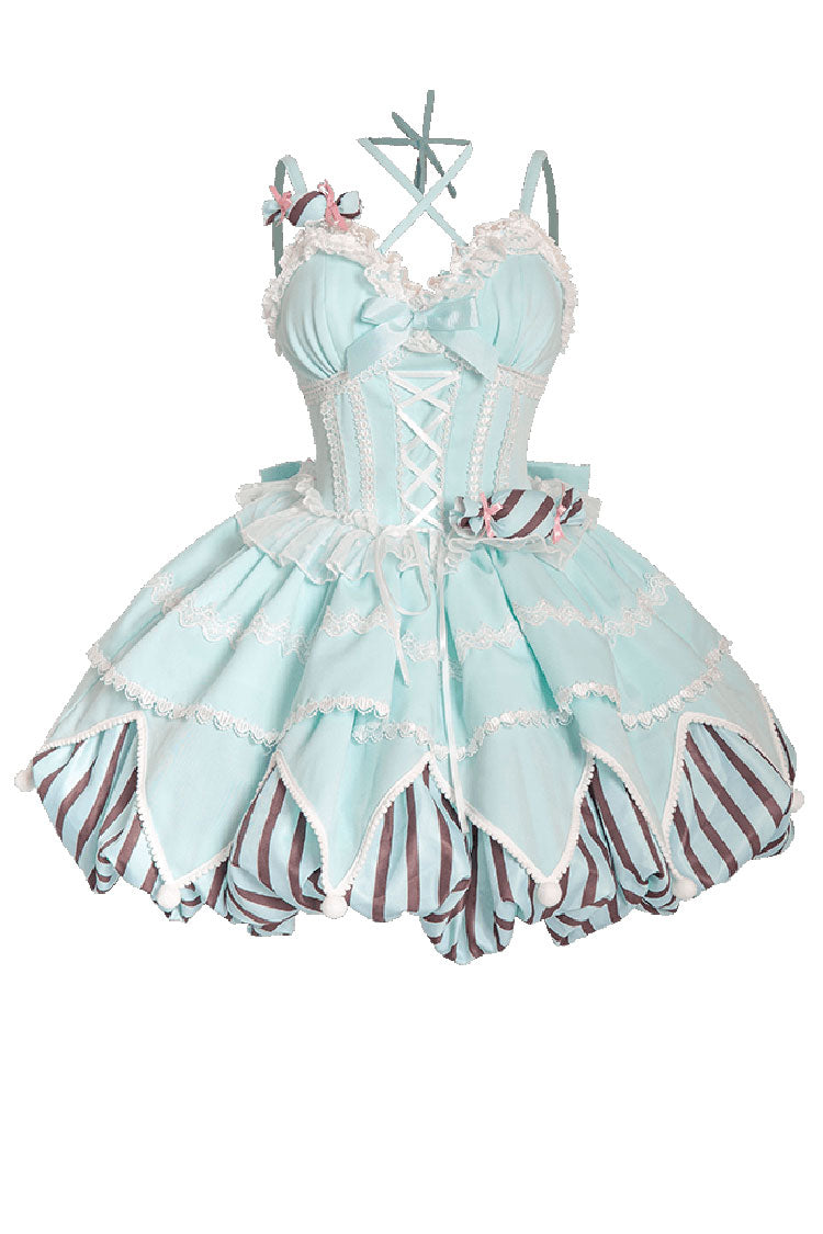 Sweetheart Gummies Sleeveless Multi-layer Bowknot Sweet Lolita Jsk Dress 3 Colors