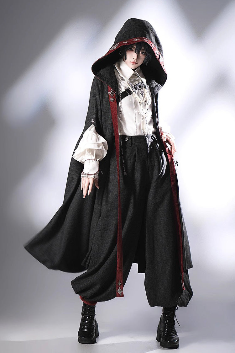Black Sacred Vow Vintage Elegant Prince Handsome Ouji Lolita Pants