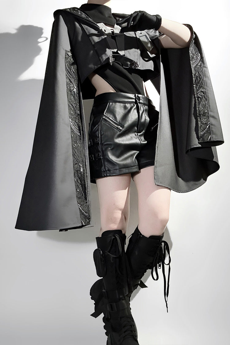 Black Black Sheep Research Society Gothic Prince Handsome Ouji Lolita Shorts Set