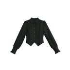 Classic Lolita Asymmetrical Plaid Sundress Set Elegant Literary Retro Light Lolita