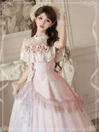 pastel pink Lolita gown