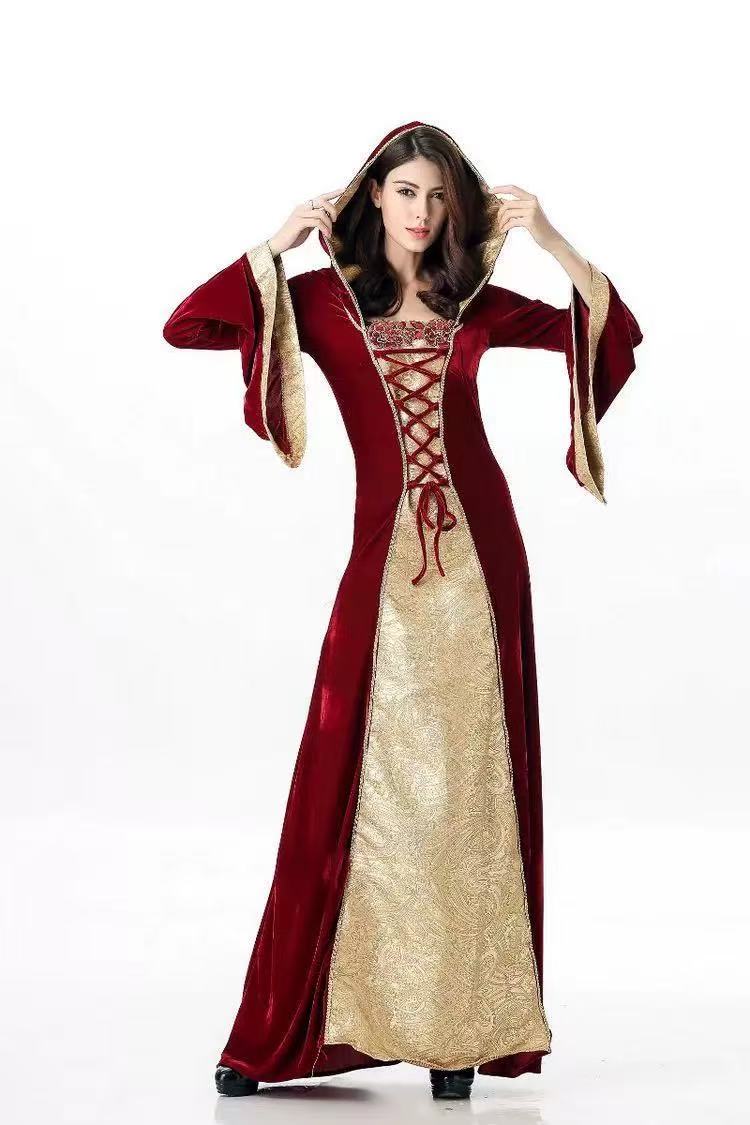 Design Concept:
This Classic Lolita queen-style hooded dress comes in a striking red hue, blending royal elegance with theatrical charm. The long gown features graceful lines and regal detailing, making it perfect for those who want to embody a majestic presence. The hooded design adds a touch of mystery, while the flowing silhouette enhances its dramatic appeal. Ideal for Halloween, stage performances, or themed parties, this gown captures the essence of timeless nobility in a Lolita-inspired form.
