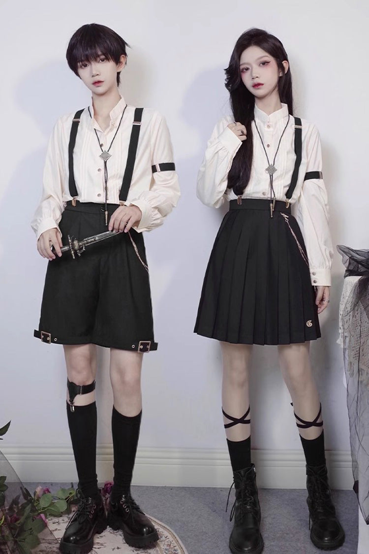 White Seven Deadly Sins Ouji Fashion Gothic Lolita Blouse