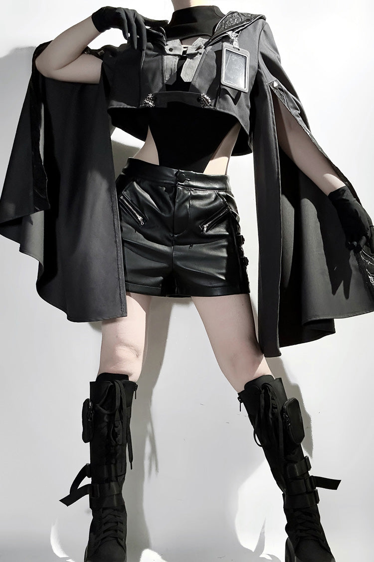 Black Black Sheep Research Society Gothic Prince Handsome Ouji Lolita Shorts Set