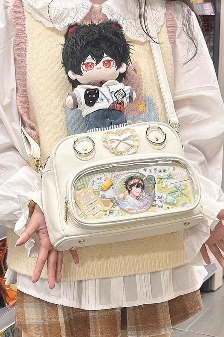 Sweet Anime-style Transparent Bow Japanese Lolita Itabag 5 Colors