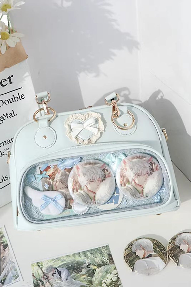 Sweet Anime-style Transparent Bow Japanese Lolita Itabag 5 Colors