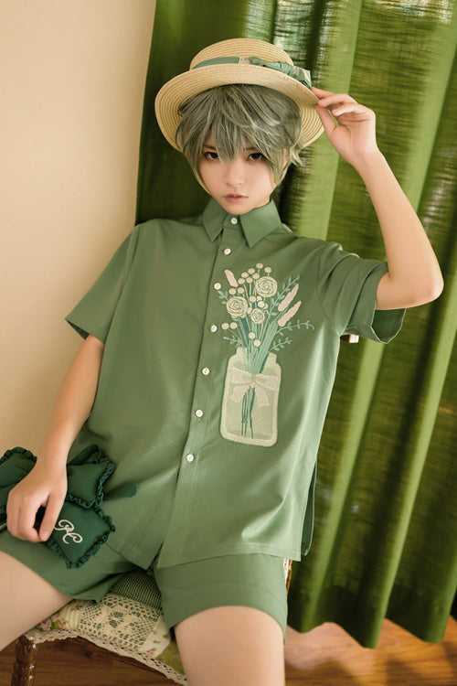 Princess Chronicles Flowering Phase Embroidered Ouji Lolita Blouse