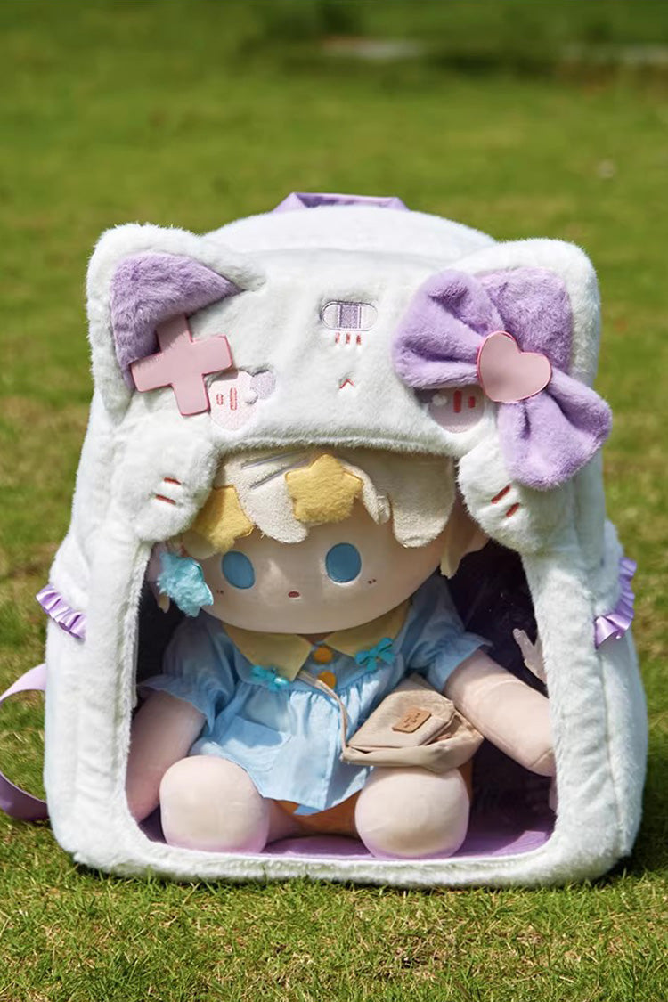 Cat Ears Bow Plush Sweet Lolita Itabag 5 Colors