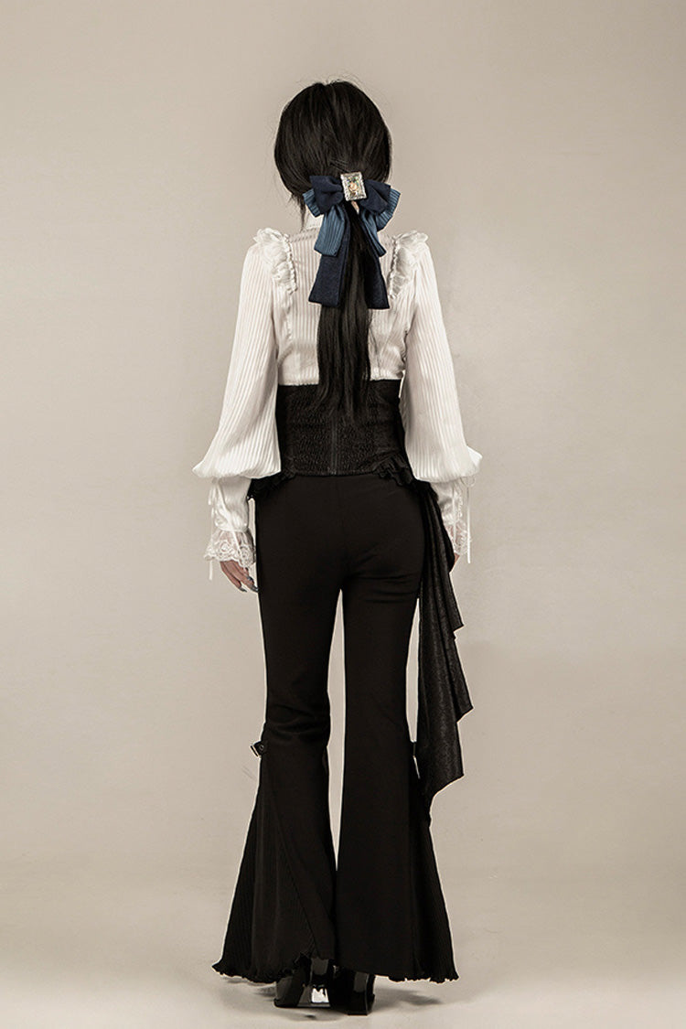 Black Gold Hunter Long Sleeves Pirate Style Gothic Long Pants