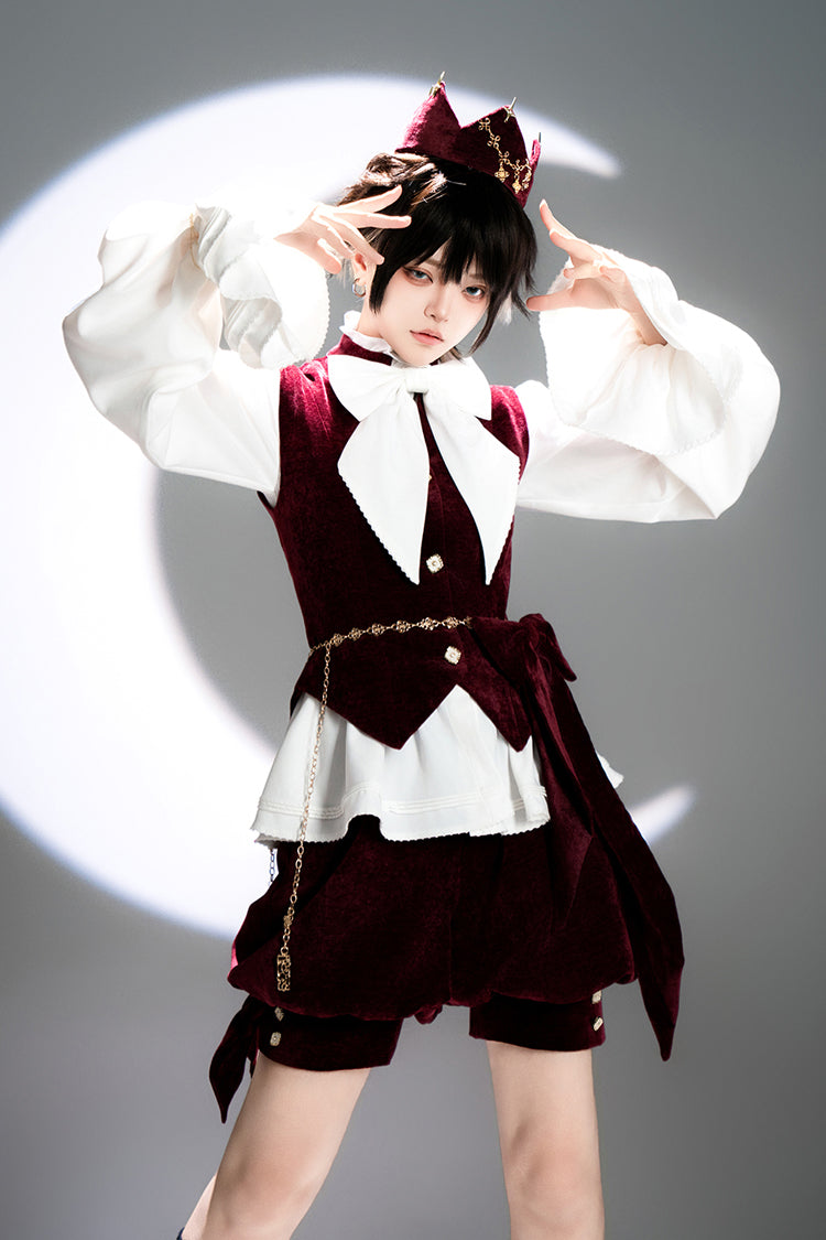 Red Rabbit Hunt Sweet Prince Handsome Ouji Lolita Vest