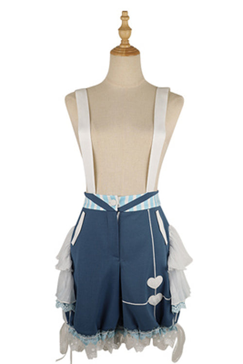 Alice Detective Retro Genuine Blue Ouji Lolita Shorts