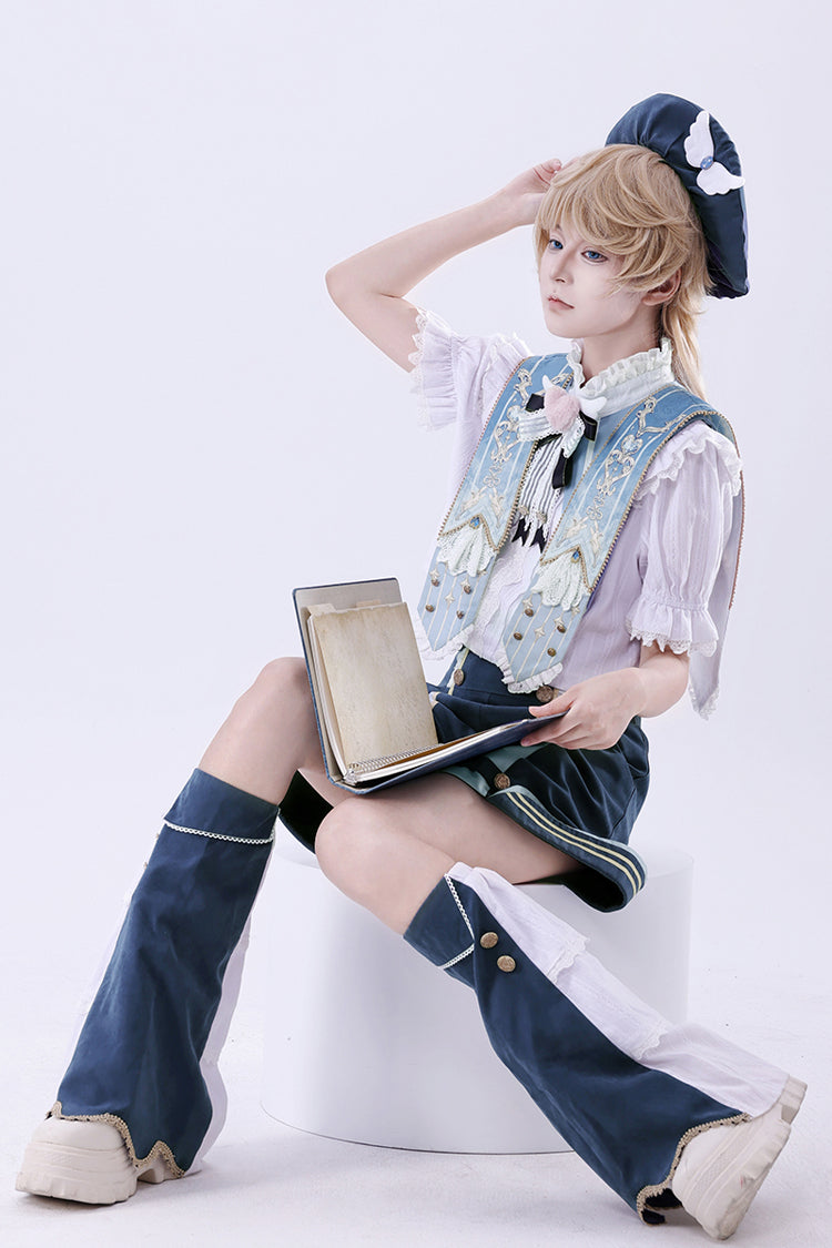 Blue Messenger of Heaven Ouji Prince Handsome Lolita Shorts