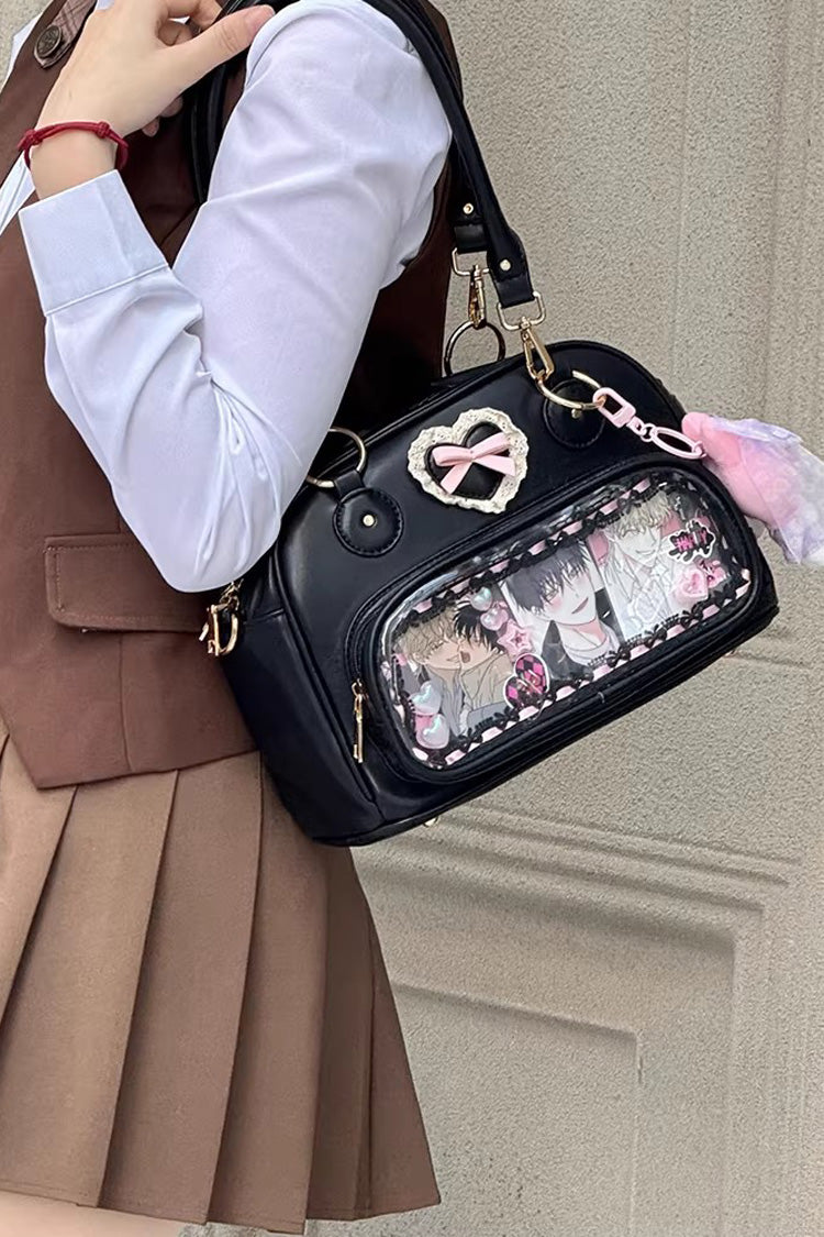 Sweet Anime-style Transparent Bow Japanese Lolita Itabag 5 Colors