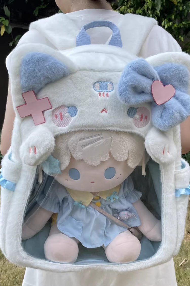 Cat Ears Bow Plush Sweet Lolita Itabag 5 Colors