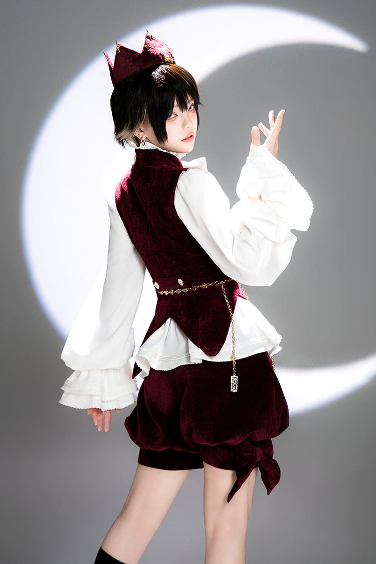 Red Rabbit Hunt Sweet Prince Handsome Ouji Lolita Vest