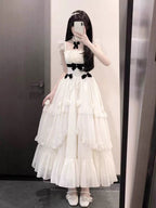 Wedding Lolita French Elegant Big Skirt Cake Long Dress Birthday Princess Apricot Graduation Ceremony