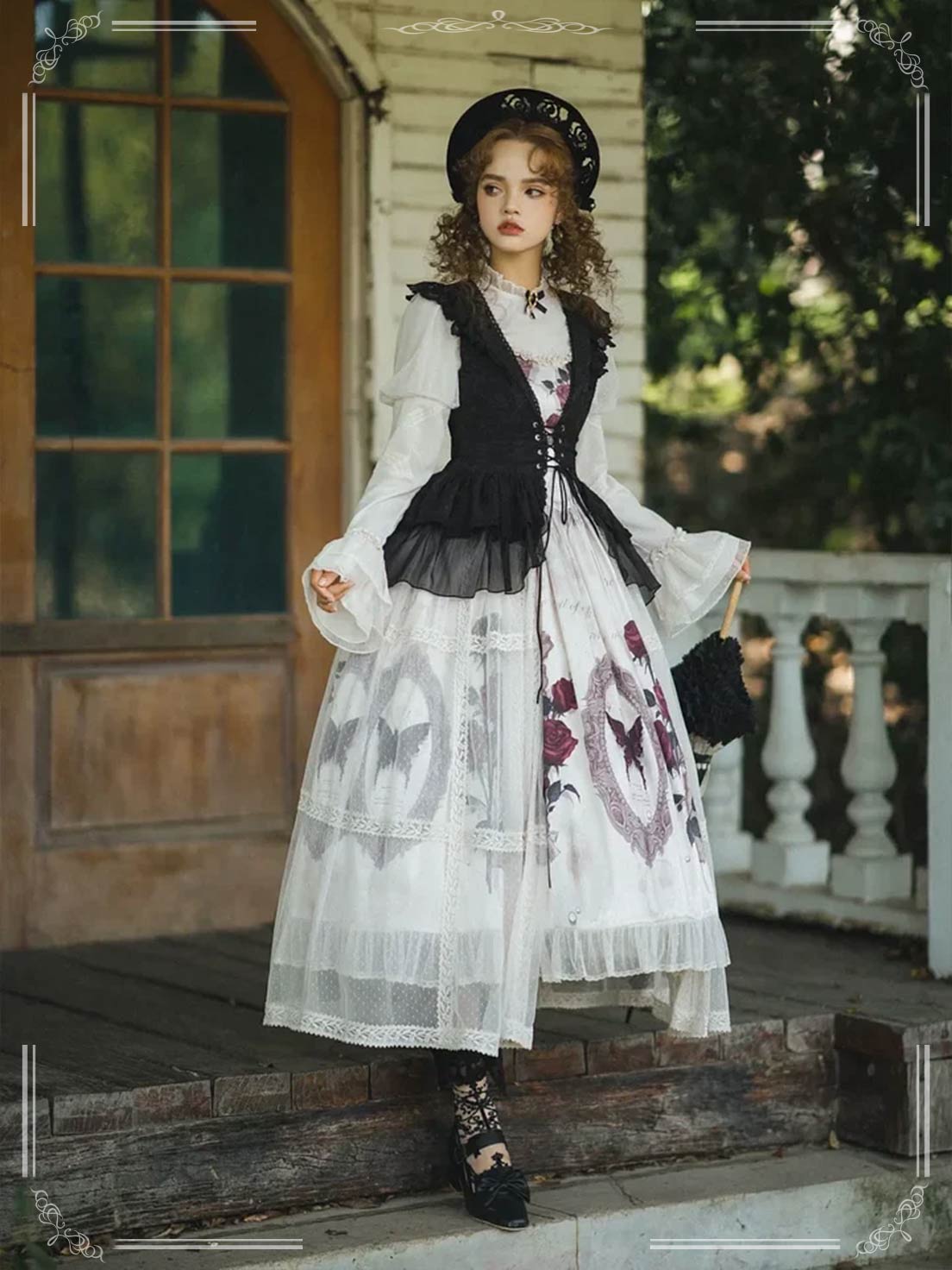 Goth Lolita Vintage Classic Lolita Dress Elegant Daily Victorian Long Dress JSK