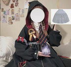 Goth Lolita Witch Dress Black Dark Magic Cosplay Gothic Autumn Halloween Lolita Dress