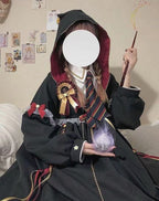Goth Lolita Witch Dress Black Dark Magic Cosplay Gothic Autumn Halloween Lolita Dress