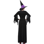Design Concept：
This purple and black Gothic Lolita witch dress combines a mysterious and elegant aesthetic with playful Halloween charm. The fitted bodice and flared skirt create a flattering silhouette, while the included witch hat and choker add a classic magical touch. Perfect for Halloween, themed parties, cosplay events, or stage performances, this outfit brings a striking witch character to life.