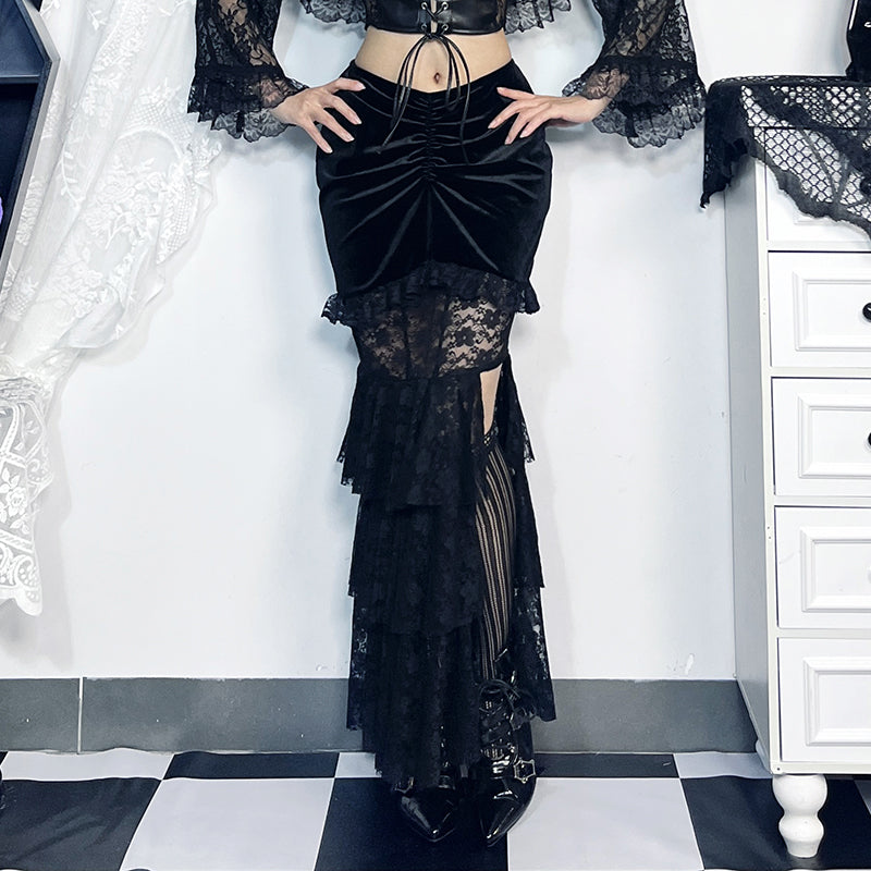 Gothic Lolita Inner Suit Black Pants Skirt Shorts Black