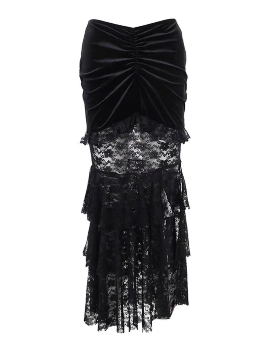Gothic Lolita Inner Suit Black Pants Skirt Shorts Black