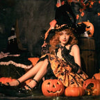 Gothic Lolita JSK Dress Black Bowknot Straps Cosplay Spring Autumn Lolita Outfit