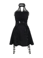 Gothic Lolita Black Dress Stitching Skirt Lolita Dress