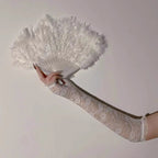 Design Concept:
These Gothic Lolita long lace fingerless gloves combine elegance and dark romantic charm. Crafted with delicate lace, they feature a subtle floral pattern and an open-finger design, perfect for adding a refined yet edgy touch to your Lolita or Y2K-inspired outfits. Available in black and white, these gloves complement both casual and themed ensembles, enhancing your ensemble with a sophisticated gothic flair. Ideal for parties, cosplay, or special events.
