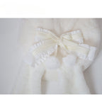 Handmade Small Plush Rabbit Ear Bow JK Spring and Summer New Item