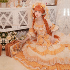 Hime Lolita Lolita Idyllic Vintage Girl Dress Daily Short Sleeve Op Dress Lolita Voyage One Piece Dress