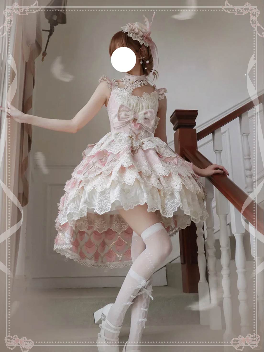 pink sweet lolita dress